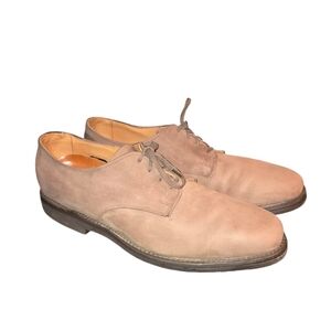 Allen Edmonds #1568 Holbrook Brown Suede Vibram‎ Sole Blucher Shoes Size 11.5 AA
